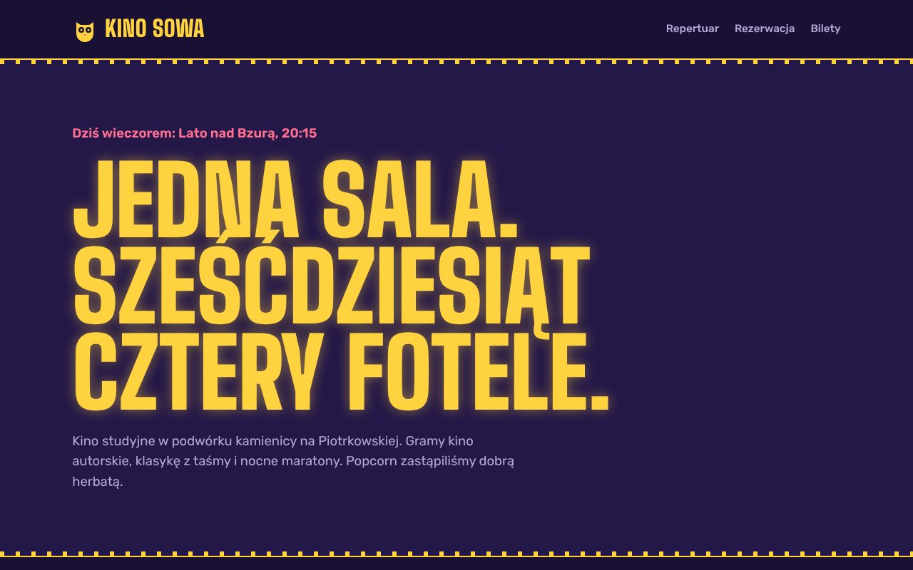 Strona główna: Kino Sowa