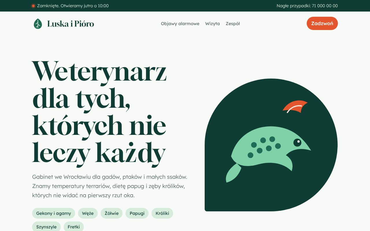 Strona główna: Łuska i Pióro